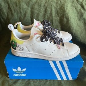 Adidas x Fiorucci White Sneakers Sz 7.5